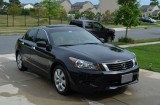 2008 Honda Accord EX-L Black Sedan