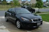 2008 Honda Accord EX-L Black Sedan