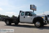 2014 Ford F-550 Flatbed Extended Cab 4x4 1 owner Southern Truck 