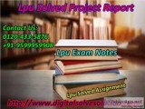 Need to arrange Lpu Solved Project Report 0120-433-5876