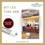 Purchase 8ft LED Tubes Lights 48W at Cheap Price 