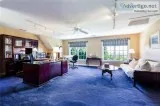 Executive Desk Credenza and Bookcase