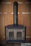 wood stove fireplace FAUX new  reduced