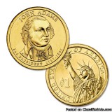 Uncirculated John Adams dollar