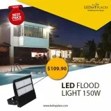Install 150W LED Flood Lights For Better Outdoor Light
