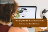 Hire High Quality Kannada Translation Services For Your Business