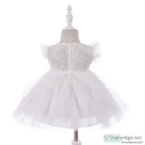 JESSICA - Baptism Dress and Cap for Girls