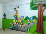 Best play school wall Art painting in Hyderabad