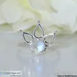 Moonstone Ring Stellar Liana-GSJ