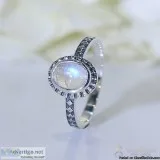 Moonstone Ring Noble Luminance-GSJ