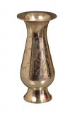 Nutristar Pure Brass Flower Vase Handcrafted Height  6 Inch