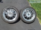 17 inch rims and tires five lug chrome