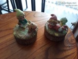 Set of 2 Elf Trinket Boxes