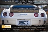 Custom License Plate - Decals and Stickers  219signs.com