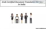 Grab Certified Document Translation Services In India