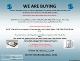  WANTED TO BUY  > WE BUY USED and NEW COMPUTER SERVERS NETWORK
