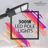 Use Bright Silver 300w LED Pole Light for Security And Vigilance