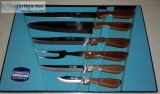 REGENT SWORDS 6 PC. CUTLERY CARVING KNIFE SET-NEW