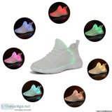 Men Shoes With LED  Buy Vostro Oled White Men Shoes Online at Be