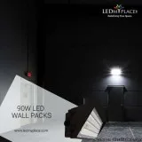 Install 90W LED Wall Packs That Comes With DLC Certification