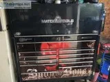 Matco dual bay toolbox with hutch