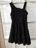 Gir s Black Sequin Dress for Special Occasions