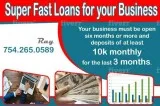 Fast funding for your business