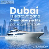 Plan A Yacht Bachelor party in Dubai - Champion Yachts