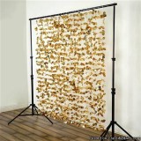 Buy Dazzling Metallic Foil Flower Wedding Backdrop- Gold- 6ftx6f