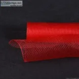 10 Inch x 10 Yards Red Floral Mesh Wrap Solid Color