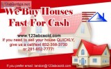 We Buy Houses FAST for Cash