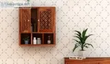 Grab big discount on wooden wall cabinets - WoodenStreet