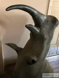 Authentic black African rhino