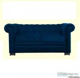 Marshall Grand Indigo Chesterfield Sofa Two Seater - Mubell
