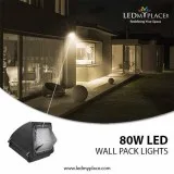 Use 80w LED Wall Pack Lights for Graceful Outdoor Ambience
