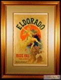 El Dorado Original 1894 Color Lithograph by Jules Cheret