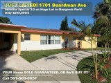 Just listed Investor Special 32 on Huge Lot in Mangonia Park