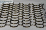 KEELER BRASS CO. ANTIQUE BRASS CABINET DRAWER PULL HANDLES-10
