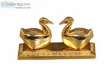 Nutristar Home Decorative Showpiece Double Duck - Brass
