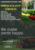 Spring cleanups lawn care and planting
