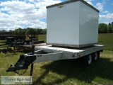 1995 Felling 7.67&rsquox12&prime  Aluminum Deckover Flatbed Trai