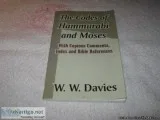 The Codes of Hammurabi and Moses