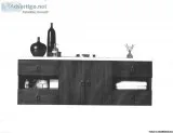 James Martin 60&quot Vanity Coffee Oak color  New 