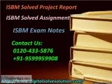 Why it is important to get ISBM solved project report 0120-433-5