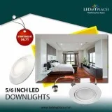 This 56-inch Dimmable LED Downlights 1000 Lumens 15W helps reduc