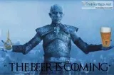 Game Of Thrones Beer Glass  FREE Hand Of The King Bottle Opener