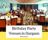 Birthday Party Venues in Gurgaon