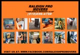 Great prices (Non-hourly) licensed Raleigh Pro Movers