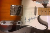 Roger Waters autographed guitar