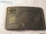 Bucyrus-Erie Brass Belt Buckle